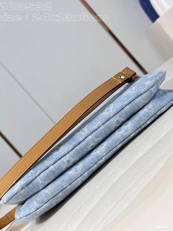 VUITTON pochette double LOUIS -24.5*13.5*6.5CM Liv 0426